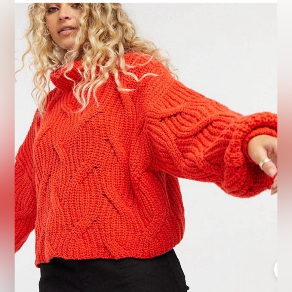 Free People Seasons Change Sweater in Bengal Rose - Picture 2 of 11